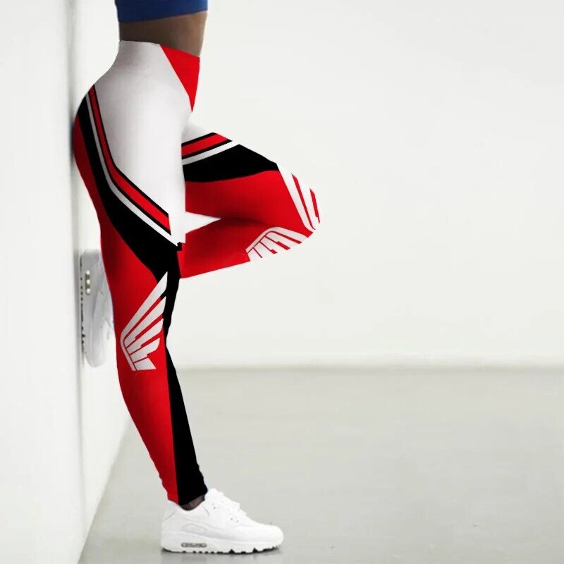 Leggings donna vita alta stampa 3D abbigliamento da palestra pantaloni da Yoga Leggins Femme Leggings da allenamento Leggings Sexy Fitnes s Legginsy Damskie