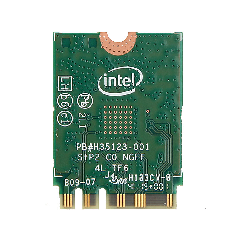 인텔 3165 와이파이 블루투스 4.0 카드, 듀얼 밴드 2.4G, 5Ghz, 802.11ac 와이파이 네트워크 어댑터, 노트북 PC용 3165NGW, 600Mbps