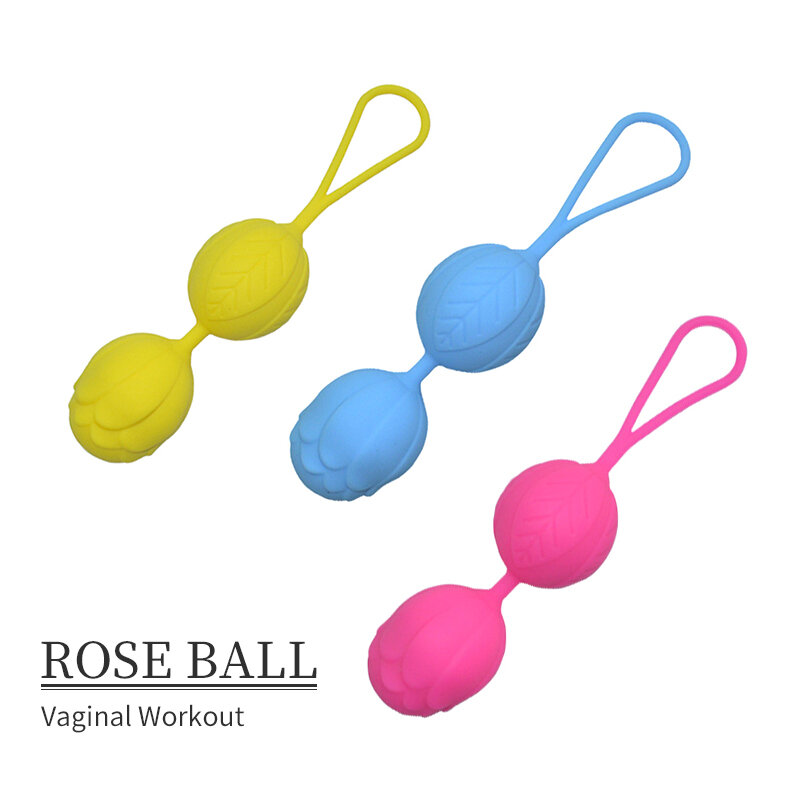 Bolas vaginales de silicona para mujeres, Juguetes sexuales para apretar la Vagina, ejercicio chino, bolas de Kegel, vibrador, bolas pélvicas, bolas anales