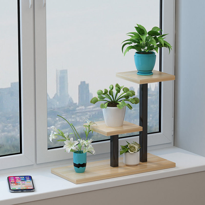 Shaye Für Plantenrekken Stojaki Indoor Blumentopf Holz Suporte Flores Rack Dekoration Stojak Na Kwiaty Balkon Regal Blume Stehen