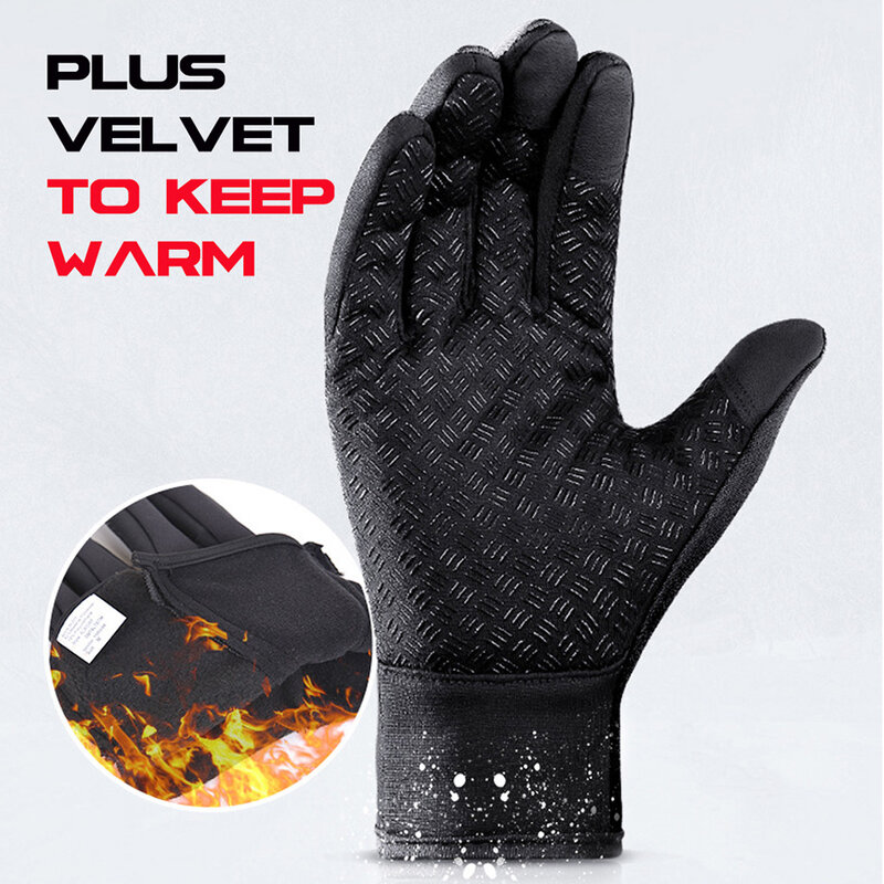 Touch Screen Motorcycle Gloves Cycling Riding Bicycle Bike Ski Motocross Moto Windproof Waterproof Outdoor Sport Warm Anti-slip