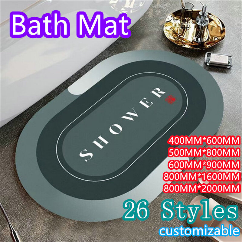 ห้องน้ำชั้นพรมหน้าแรกโมเดิร์น Minimalist Doormat ปู Entry Mat Super Absorbent ระเบียงระเบียงพื้นที่ Mat