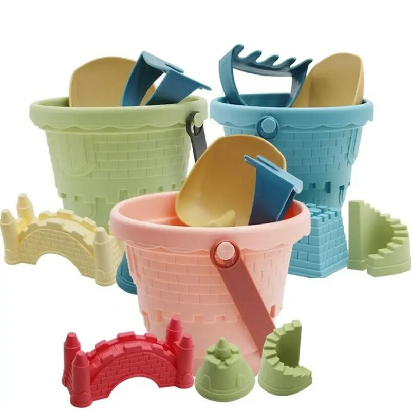 Model zamku piasek formy narzędzia zabawki na plażę gumowe wydmy dzieci letnie zabawki zestaw Ins zestawy nadmorskie wanienka do kąpieli zabawka dla dzieci