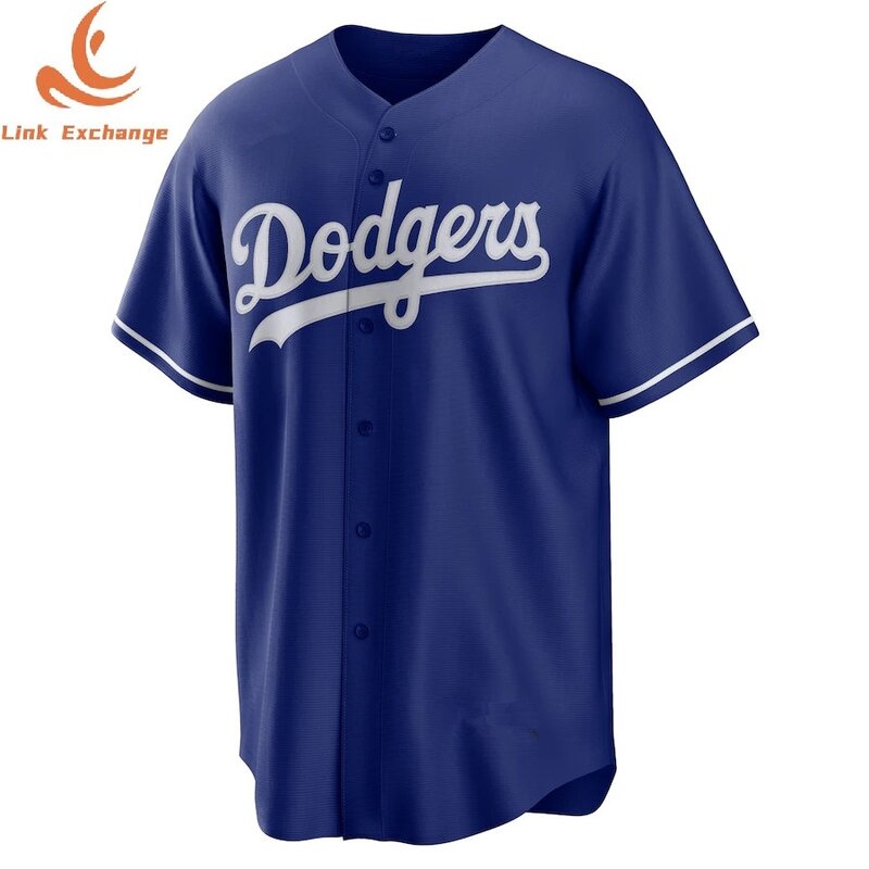 คุณภาพสูงใหม่ Los Angeles Dodgers ผู้ชายผู้หญิงเด็กเยาวชนเบสบอล Mookie Betts เย็บเสื้อยืด