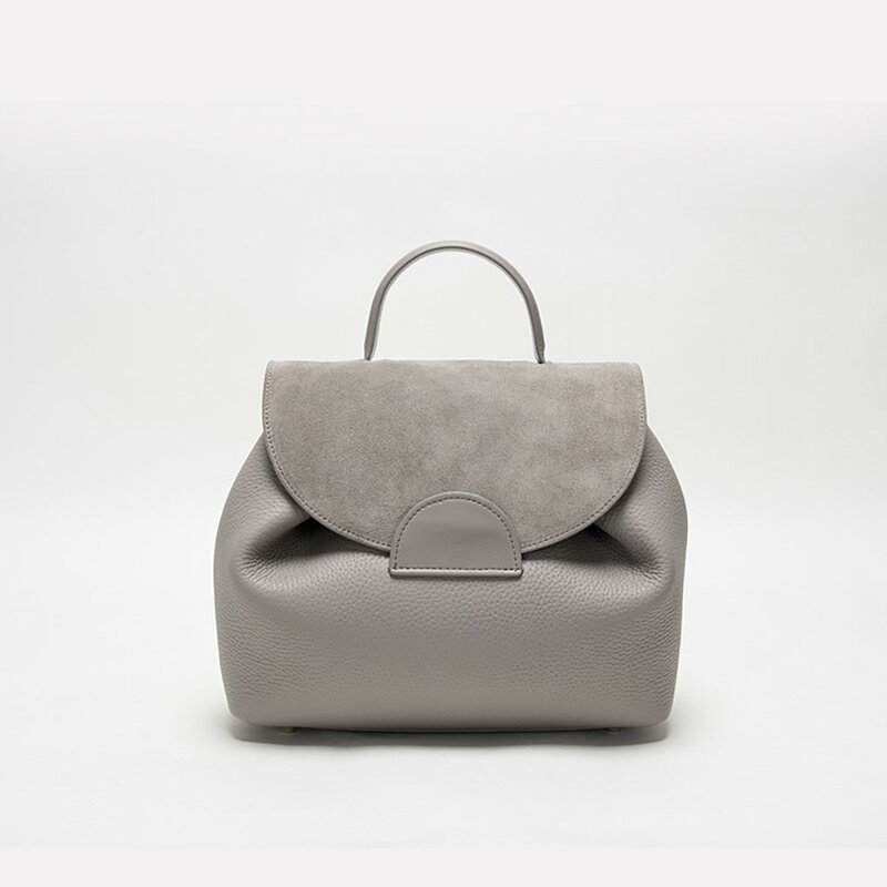 Женская сумка-мешок из мягкой кожи, модный дизайнерский однотонный клатч на плечо, роскошный весенний бумажник с подушкой
