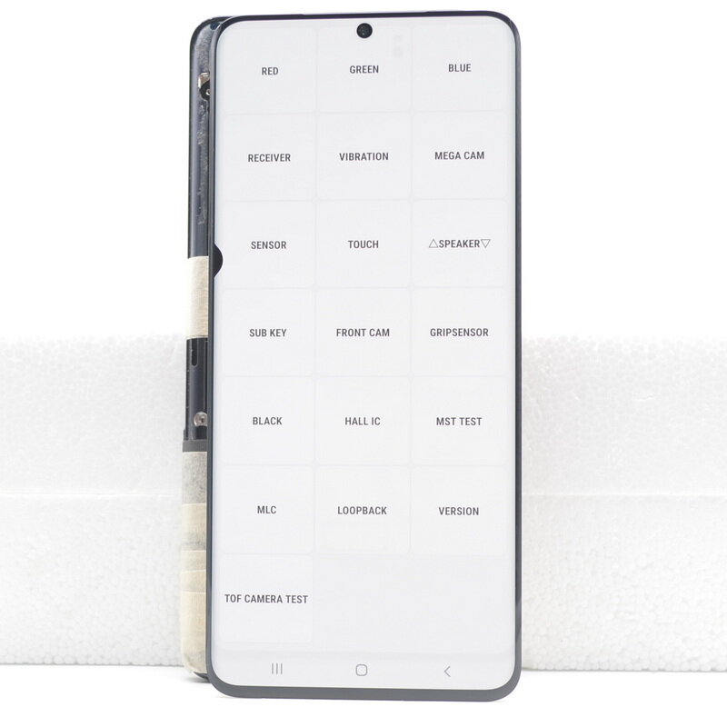 Original AMOLED Digitizer For Samsung Galaxy S20 Plus LCD Touch Screen Digitizer S20+ G985 G985F Display With Spots With Frame