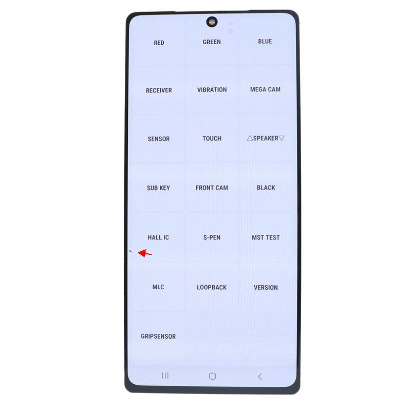 Samsung Galaxy Note 20用のオリジナルの交換用LCDタッチスクリーン,ドット付き,Mate20 n980f n980f用