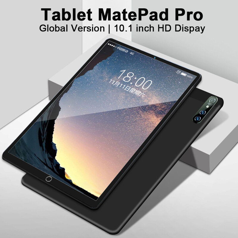 글로벌 버전 MatePad Pro 태블릿 10.1 인치 8GB RAM 256GB ROM 안드로이드 10.0 태블릿 4G 네트워크 10 코어 태블릿 PC 폰 태블릿