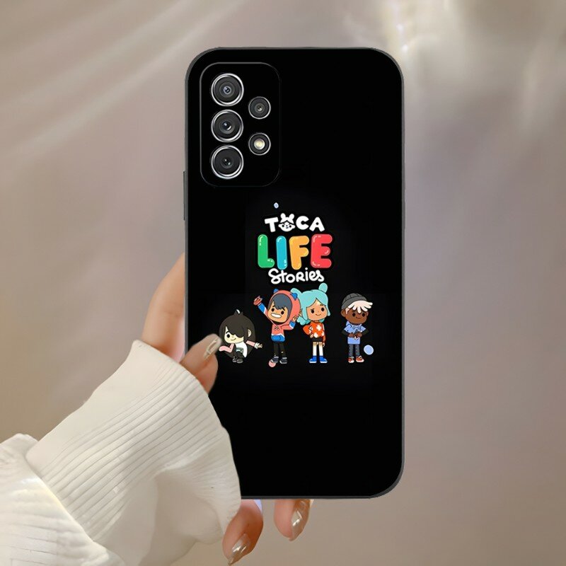 Toca Boca Toca Life World Game Phone Case For Samsung Galaxy S20 S22 S21 S9 S30 S10 S8 S7 S6 Pro Plus Edge Ultra Fe Shell