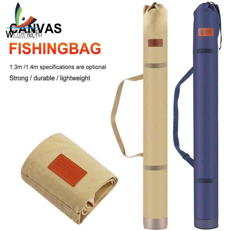 Multifunctional ตกปลาร่มกระเป๋าขนาดใหญ่ความจุ Fishing Gear Tackle Carrier ผ้าใบสวมใส่สำหรับ Angler