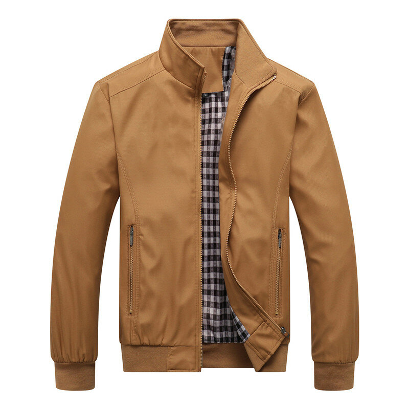 Jaqueta casual masculina jaqueta esportiva casual M-5XL primavera e outono novo casaco de streetwear
