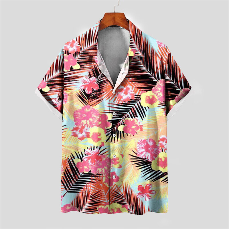 半袖プリントシャツ,カジュアル,高品質,春