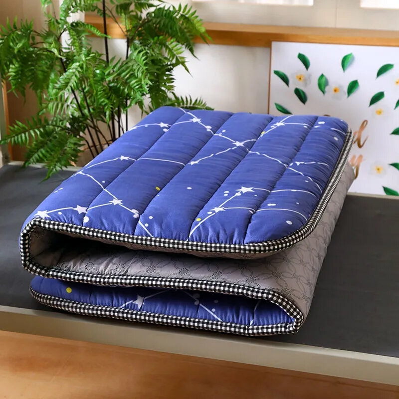 Non-Slip ที่นอนครัวเรือนโรงแรมผ้าปูที่นอนป้องกัน Pad พับ Tatami ที่นอนชั้น Ground Sleeping Mat