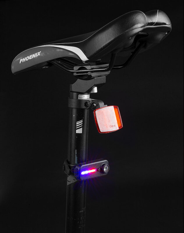 Luz LED intermitente recargable USB C, luz de policía de hombro roja y azul, iluminación de seguridad, Mini llavero, luz de advertencia para bicicleta