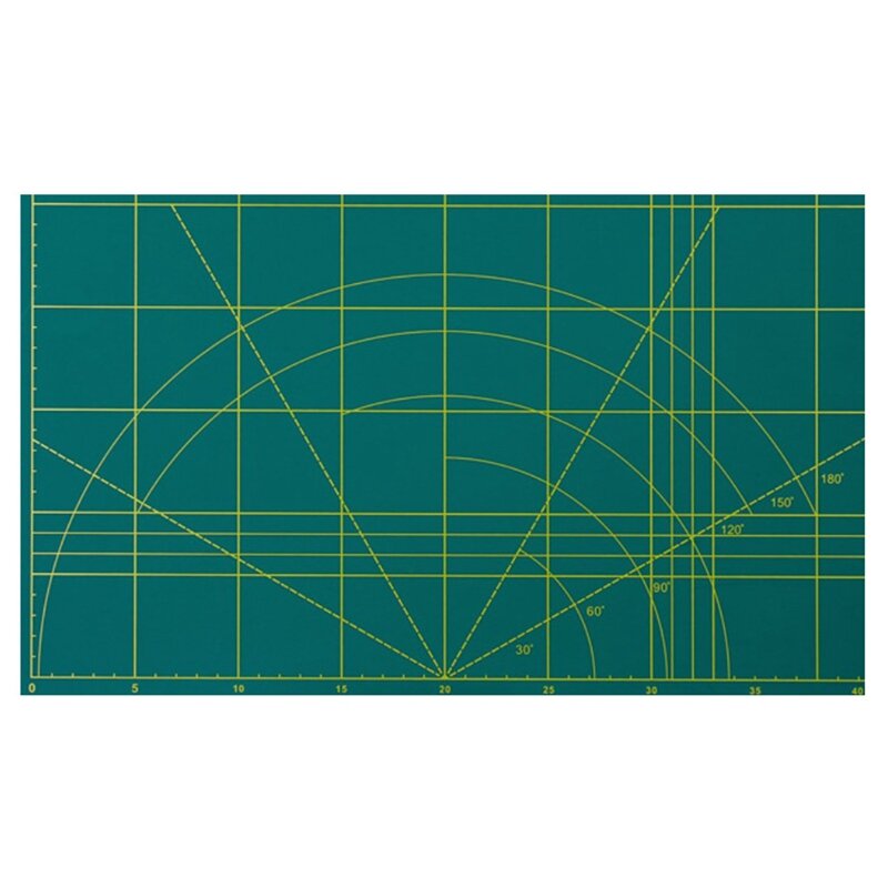 Anfarudy-almohadilla de corte de línea de cuadrícula de cuero autocurativa A3, tabla de corte artesanal de doble cara, herramienta de grabado de almohadilla de Pvc