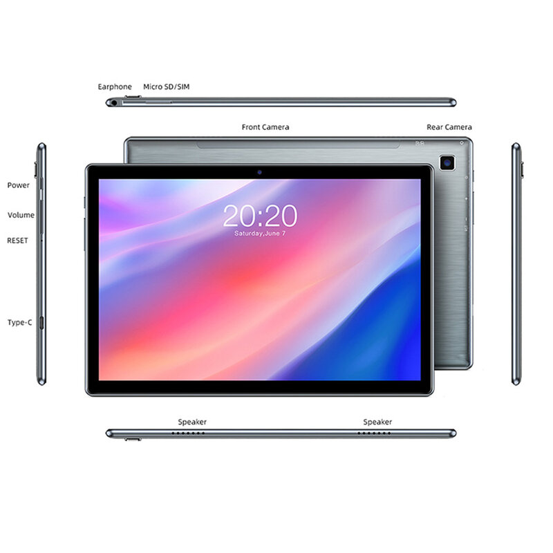 [World Premiere] 태블릿 P20 Pro 8 인치 태블릿 1920x1200 6GB RAM 128GB ROM 10 코어 태블릿 안드로이드 10 4G 네트워크 듀얼 SIM 태블릿