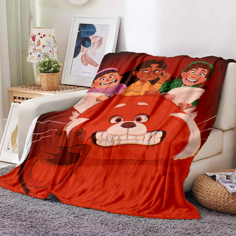 Hot Anime Lovely Truning Red Anime Modern Blanket Flannel Soft Plush Sofa Bed Throwing Blankets Gedruckt Bettdecke Geschenk