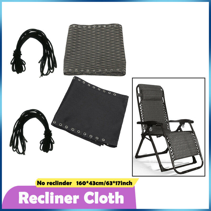 1set Fabric Cloth Straps For Recliner Fabric Cloth Laces Folding Chair Lounge Couch Summer Home Pastoral Balcony Beach Outdoor