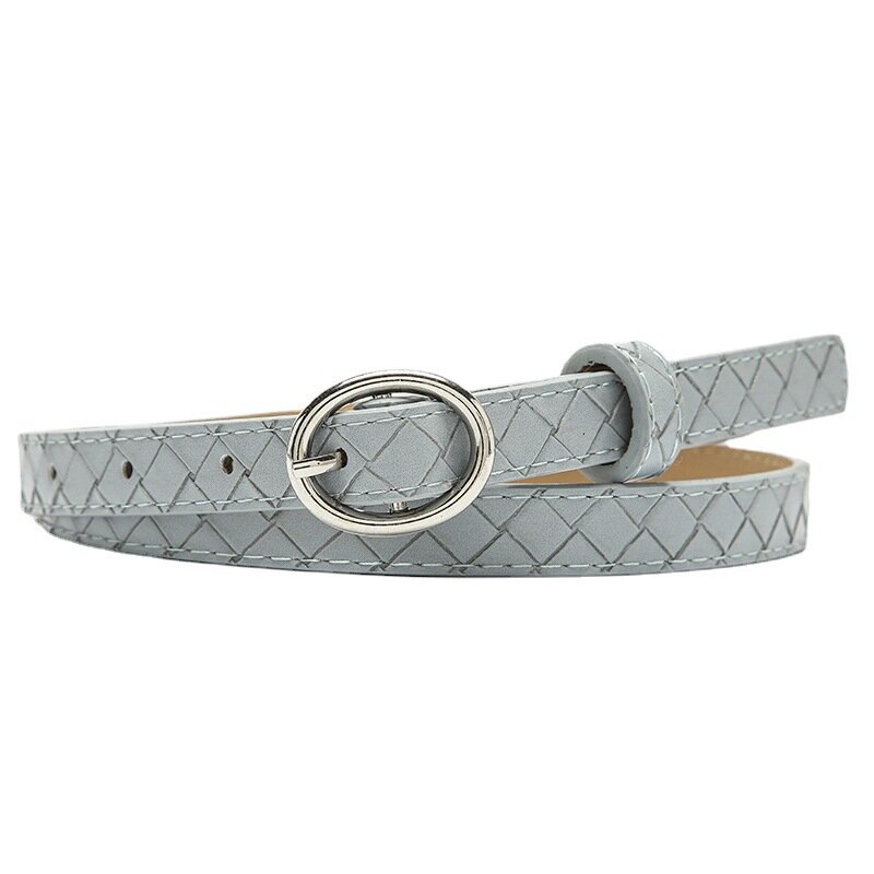 New Fashion Women's Belt Snap Button Simple Fashion Decorative Jeans Ring Buckle Belt