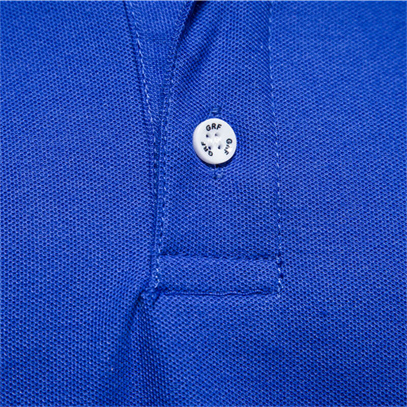 AIOPESON New Man Polo Shirt Mens Casual Deer bordado 35% algodón Polo hombres manga corta alta calidad polo hombres