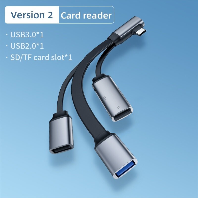 Hagibis USB C HUB Card Reader เครื่องอ่านการ์ด Type-C To USB 3.0 2.0 Hub SD Micro SD TF Card Reader สายเคเบิลอะแดปเตอร์ OTG สำหรับโทรศัพท์มือถือ ...