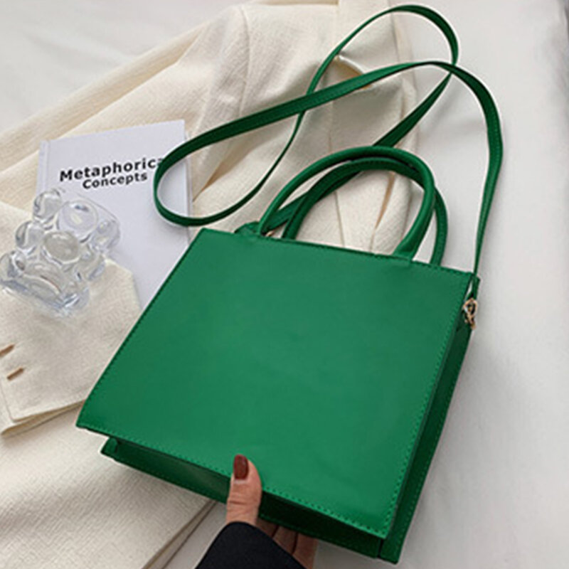 Tas bahu wanita musim semi tas selempang kulit Pu kotak-kotak trendi tas tangan wanita mode baru tas desainer merek Sac utama Femme