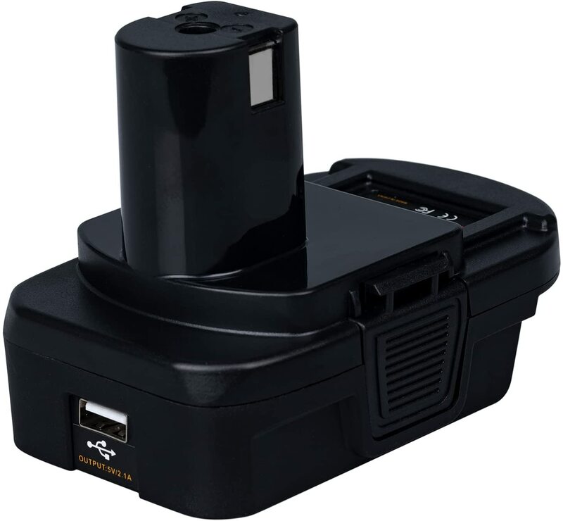 Adaptador convertidor de batería DM18RL USB DM20ROB para Ryobi, convertidor Dewalt de 20V Milwaukee M18 a 18V