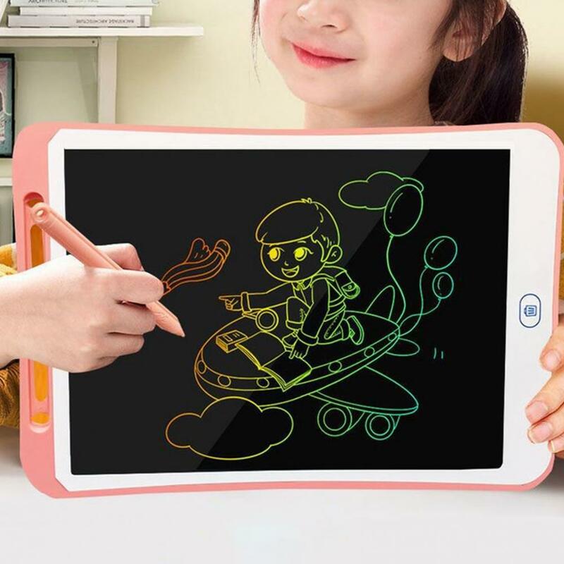 1 Set 4.4 Inci/6.5 Inci/8.5 Inci Papan Tulis Aman Beberapa Fungsi Layar LCD Plastik Papan Pad Tulisan Tangan Tahan Air untuk Anak-anak