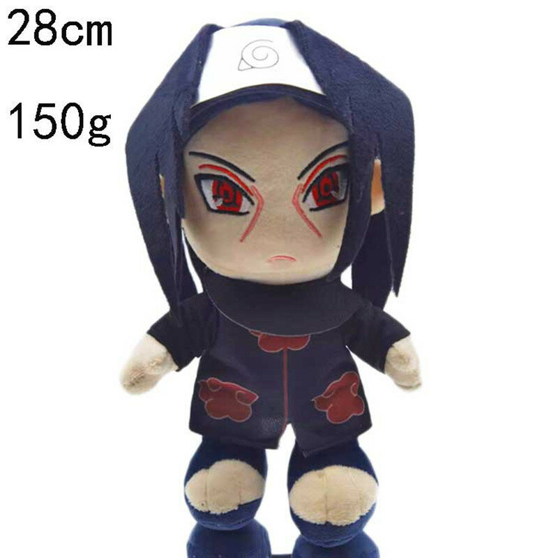 Hot Verkoop Anime 28Cm Nieuwe Naruto Pluche Speelgoed Sasuke Hinata Kakashi Itach Gaara Gevulde Doll Kid Gift