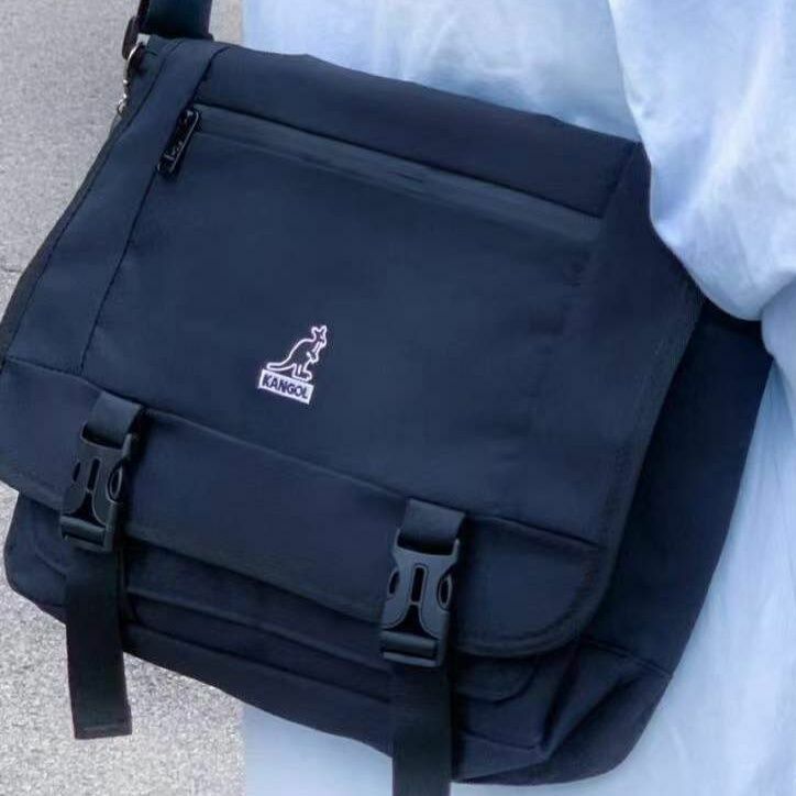 Kangol-Bolso de mensajero de canguro, bolsa de hombro deportiva de gran capacidad, resistente al agua, Neutral, para ocio, mochila escolar