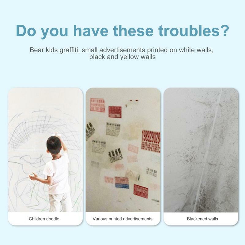 Small Rolling Brush Wall Latex Paint Wall Mending Agent Wall Repair Cream With Scraper Paint Valid Mouldproof Quick-Drying Patch