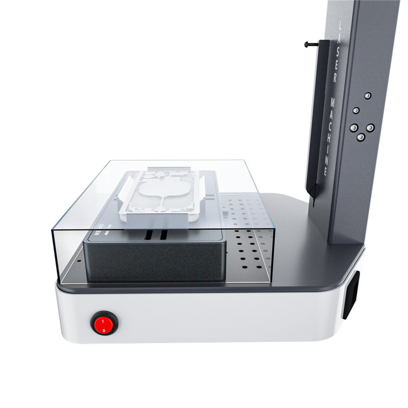 Tbk 958ml mini foco automático final bombeado sólido-estado 6w marcação a laser gravura máquina de reparo de quadro móvel