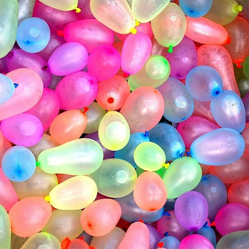 555 Buah Balon Air Lucu Musim Panas Luar Ruangan Mainan Balon Bundel Mengisi Balon Air Bom Mainan Baru untuk Anak-anak Musim Panas Mainan