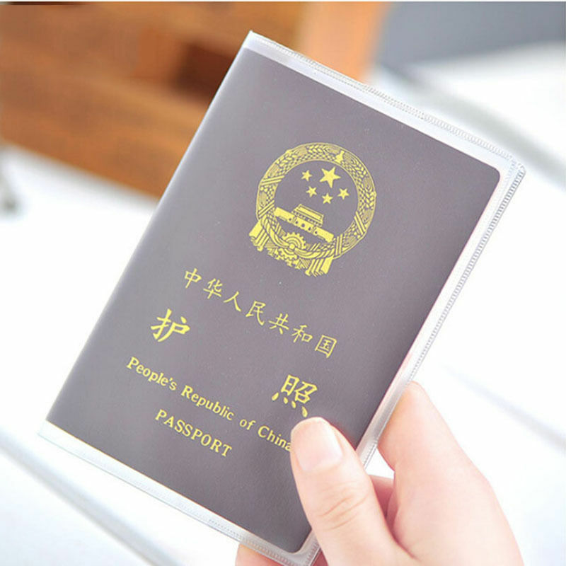 Novo silicone transparente à prova dwaterproof água sujeira id titular do cartão capa de passaporte cartão de visita cartão de crédito banco suportes de cartão sacos
