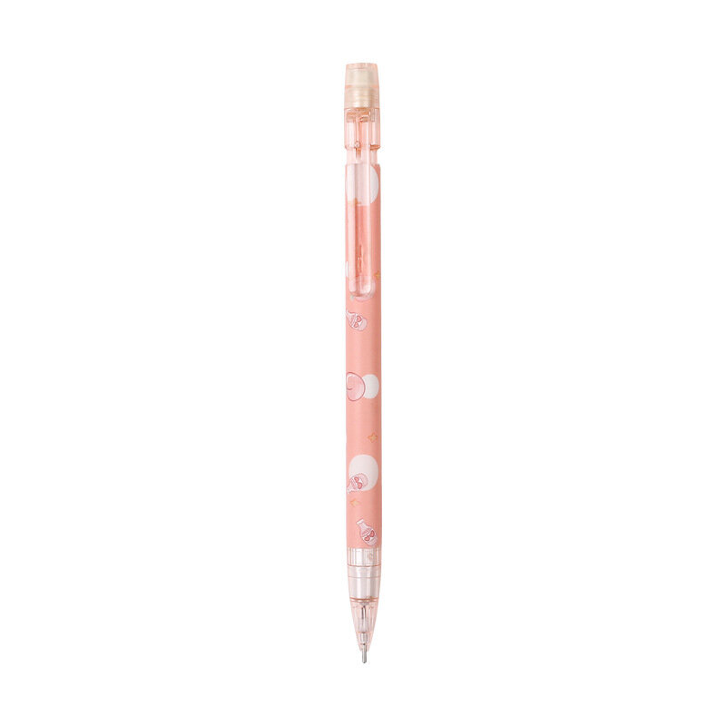 Ołówek automatyczny w pudełku Cartoon aktywność ołówek uczeń śliczny kreatywny długopis szkolny papiernicze z gumką prezent