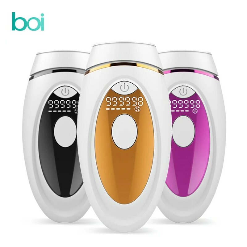 Boi-depiladora láser eléctrica portátil para mujer, dispositivo de depilación profesional de 5 niveles, indolora, permanente, para cara, brazo, Bikini, uso doméstico