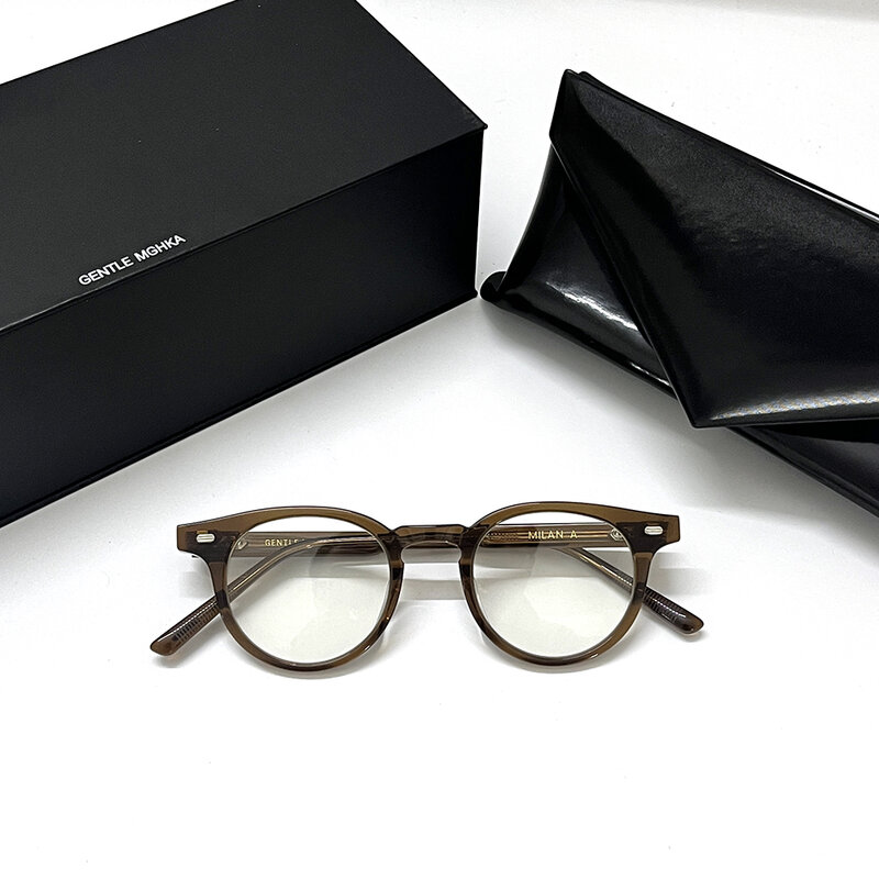 Gafas redondas ópticas para hombre y mujer, lentes graduadas para miopía, Monster, Corea, Milán, 2022