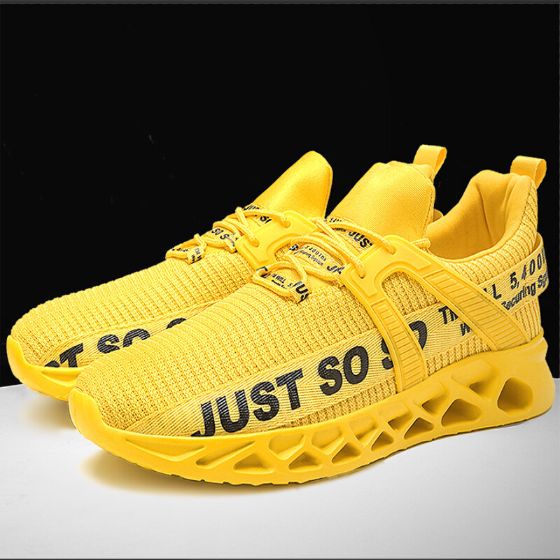 2022 Mens Women's Casual Shoes Rubber Sole Comfortable Inner Soles for Shoes Hiking Sports Shoe Male Yellow Workout Sneakers
