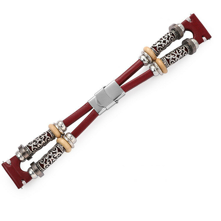 22mm bohemia Hippie Watch Bands Compatible strap Handmade Boho Fancy Cuff Bracelets Metallic Wristband Strap Accessories