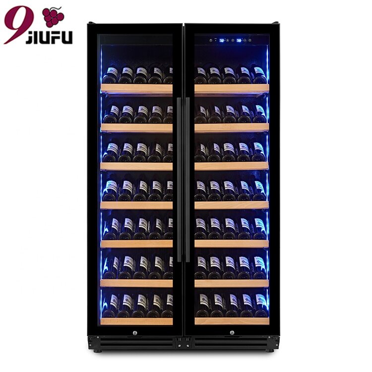 Sale The Best Luxury Commercial Wine Refrigerator 162 Bottles Large Capacity Wine Cooler