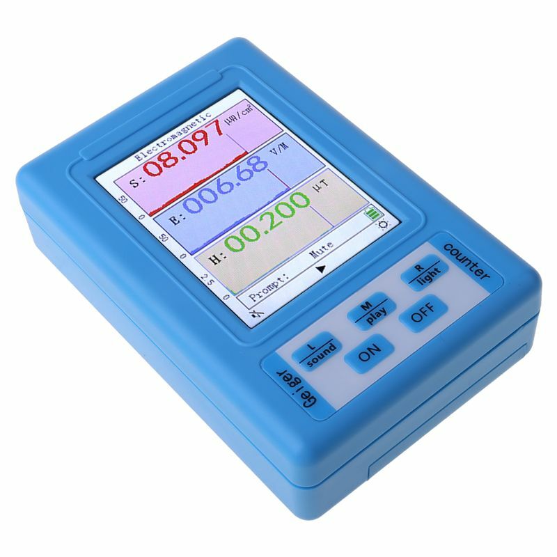 Détecteur de rayonnement électromagnétique Portable, compteur EMF, moniteur dosimètre professionnel de haute précision