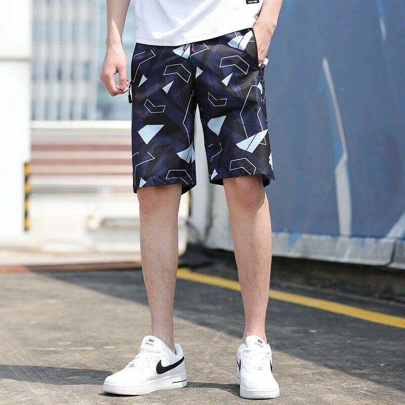 2022 New Men Summer Loose Casual Print Sport Shorts Men Short Pants Comfortable Outdoor Fashion Breathable Trend Male Shorts