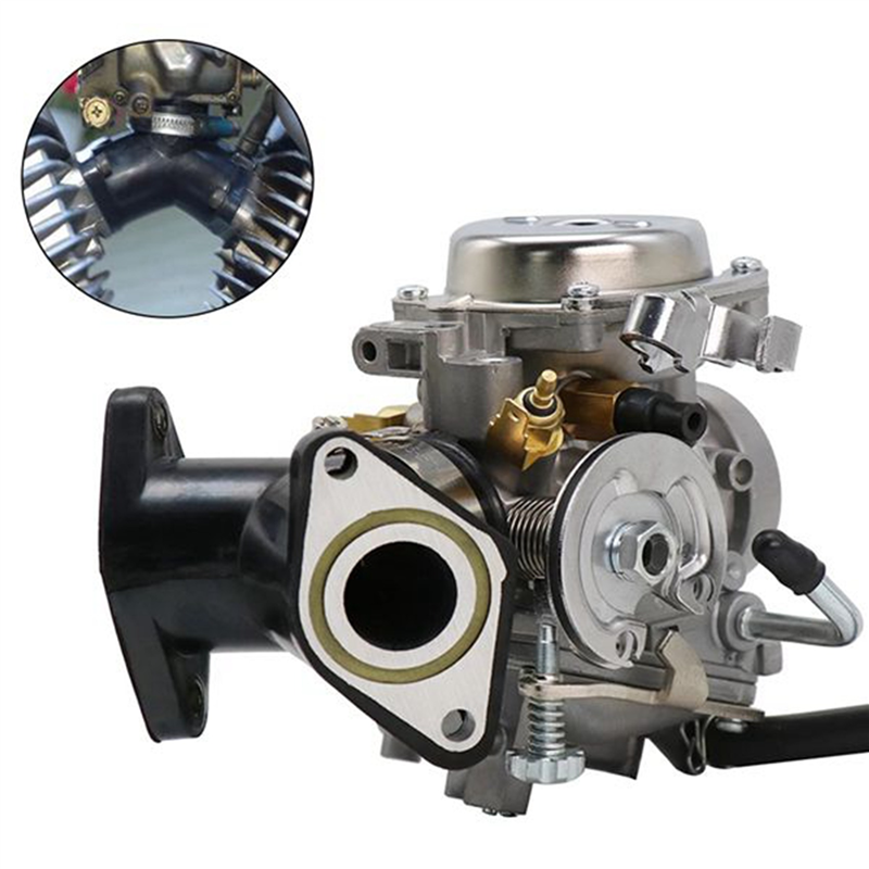26Mm Motorcycle Carburetor with Adapter Manifold for Yamaha XV 250 Virago 250 V-Star 250 Route 66 1988-2014