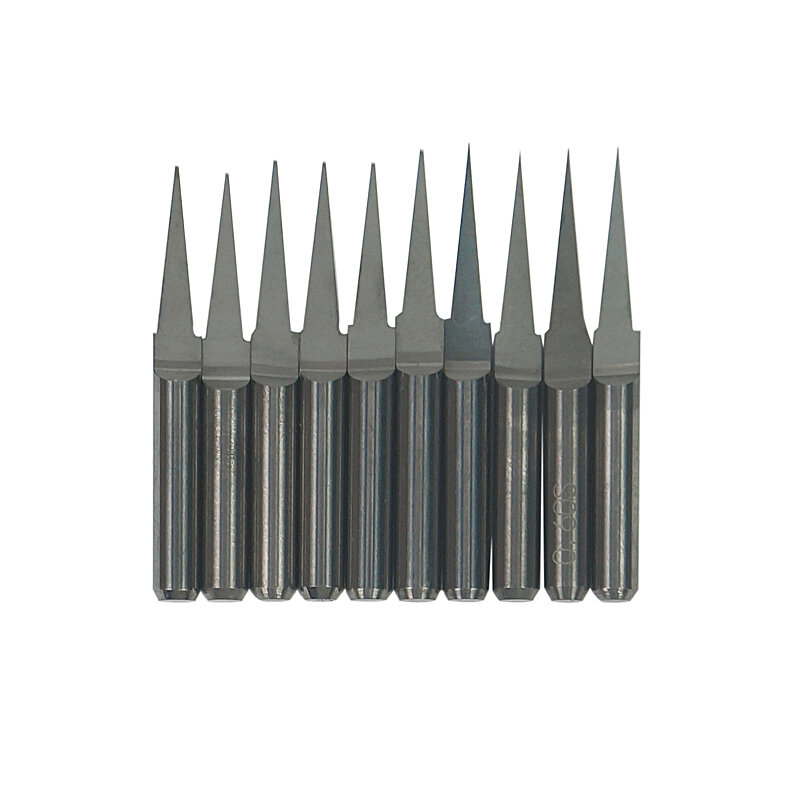 3.175mm drill bits Tungsten Steel V Shape Carbide PCB Engraving