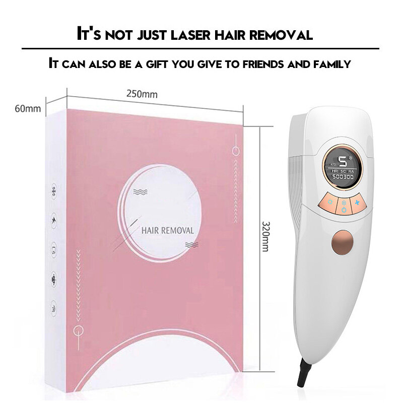 Osenyuan fz607 ipl depilador a laser remoção do cabelo uso doméstico máquina