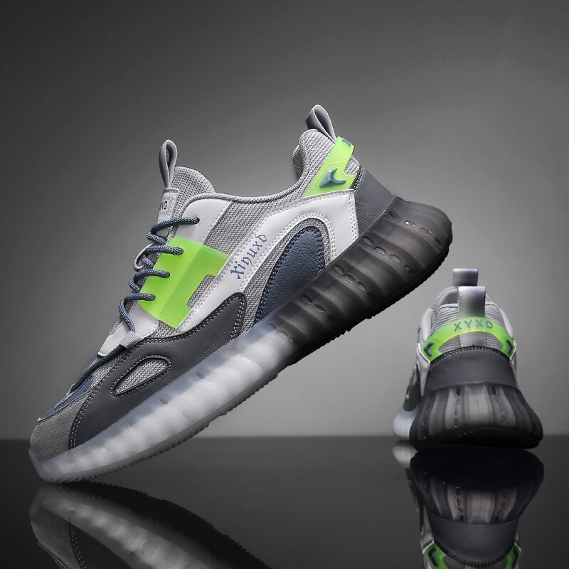 2022 Nieuwe Heren Sneakers Mode Toevallige Loopschoenen Lover Gym Schoenen Licht Ademen Comfort Outdoor Jogging Schoenen