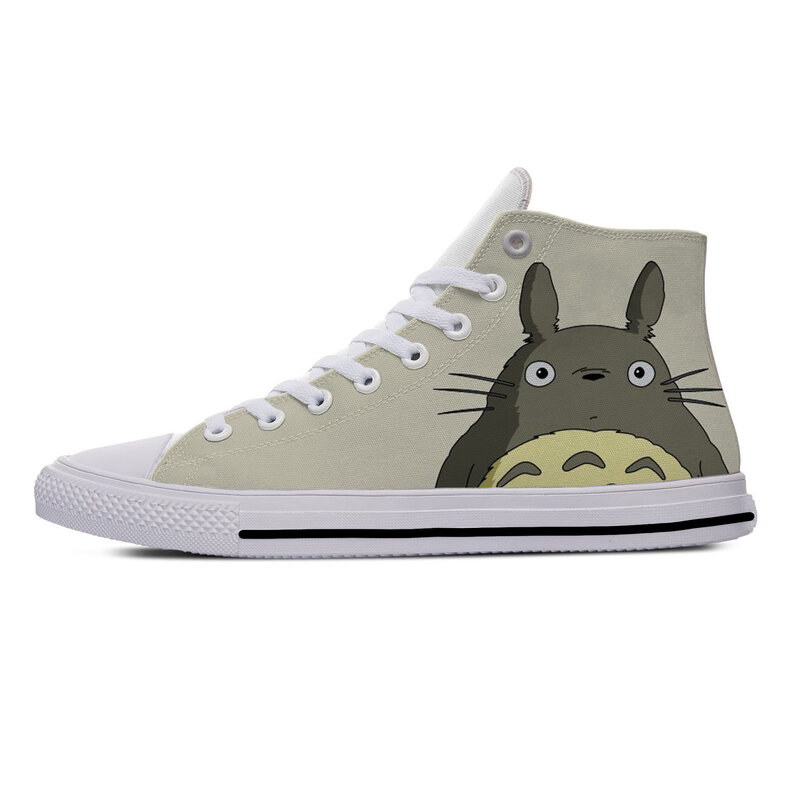 Japońskie Anime Manga Cartoon komiks Totoro moda odzież na co dzień buty za kostkę wygodne oddychające 3D drukuj buty sportowe męskie/damskie