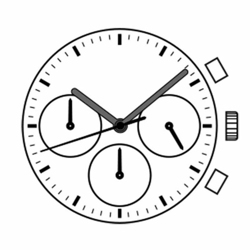 Reloj de cuarzo hecho en Japón para Hattori Epson TMI VD54 VD54B