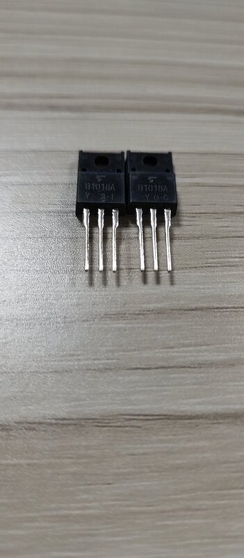 10pcs 2sb1018a b1018a to20 transistor (interruptor de alta corrente, aplicações de amplificador de potência)