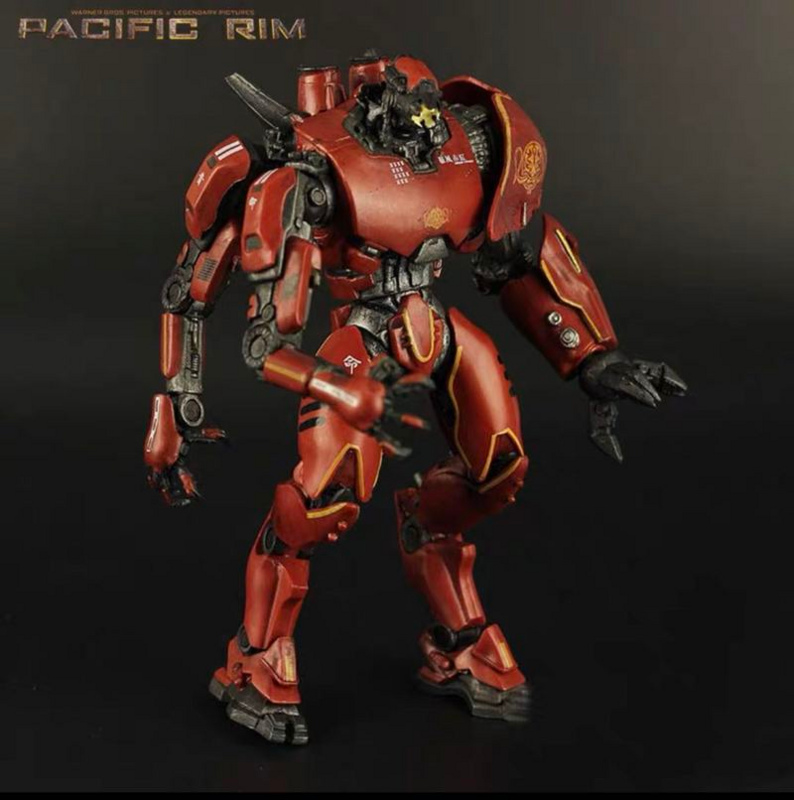 Pacific red monster robot 2 feito à mão, modelo hg revenge revenge, brinquedo, presente, modelo de animação